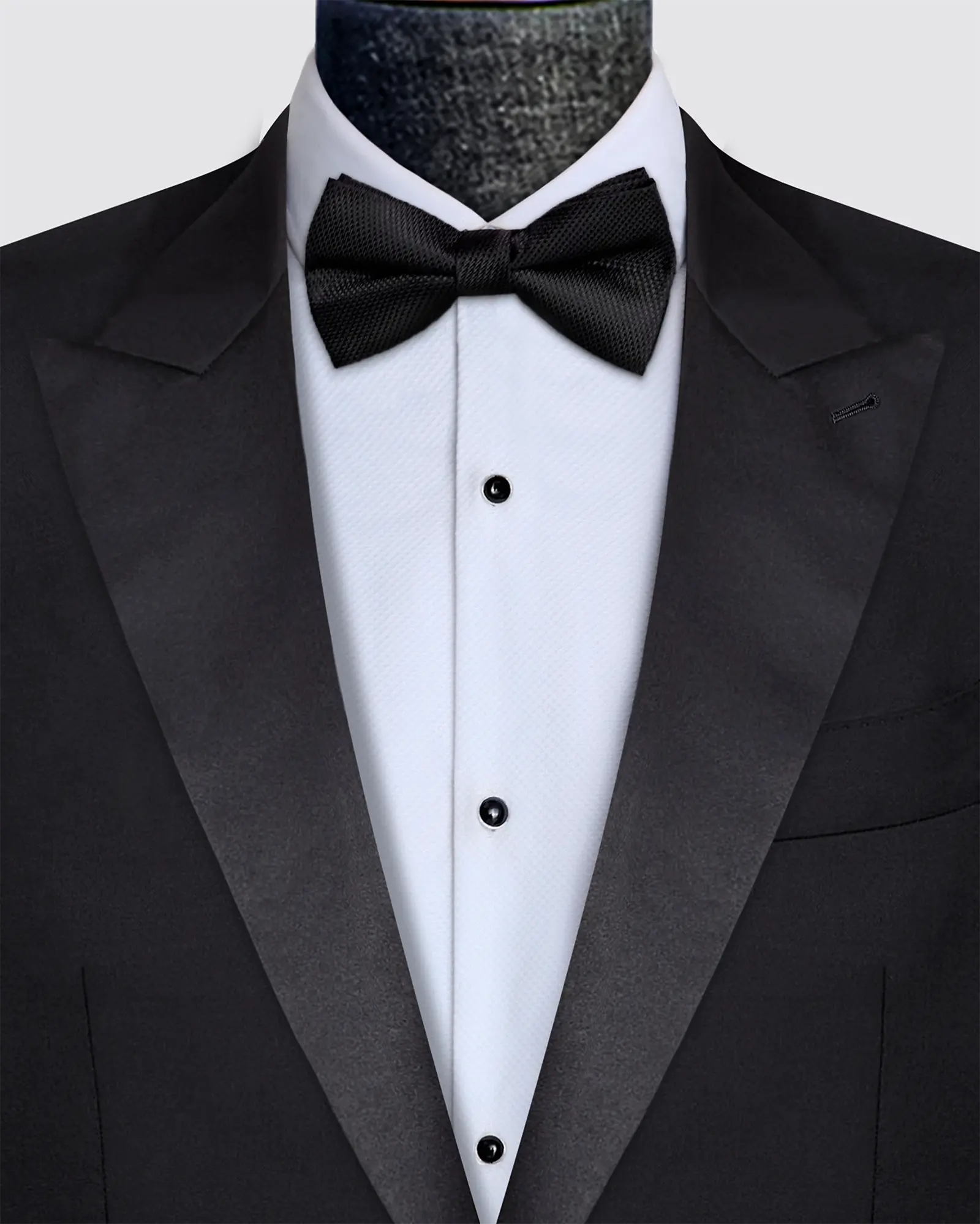 GIBS Avalon Black Peak Lapel Tuxedo - Image 3
