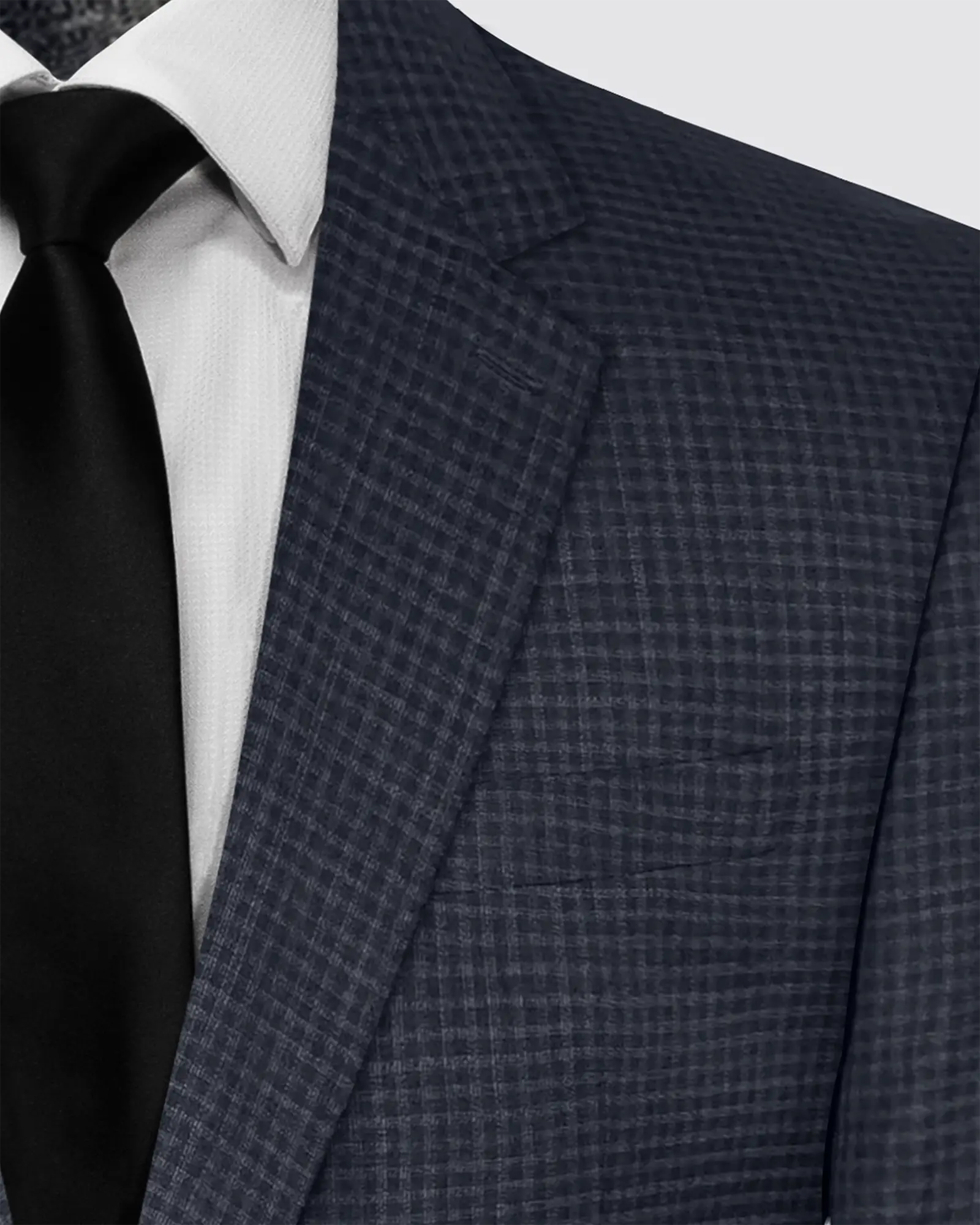 Rembrandt Charcoal Shadow Check Cooper Suit - Image 3