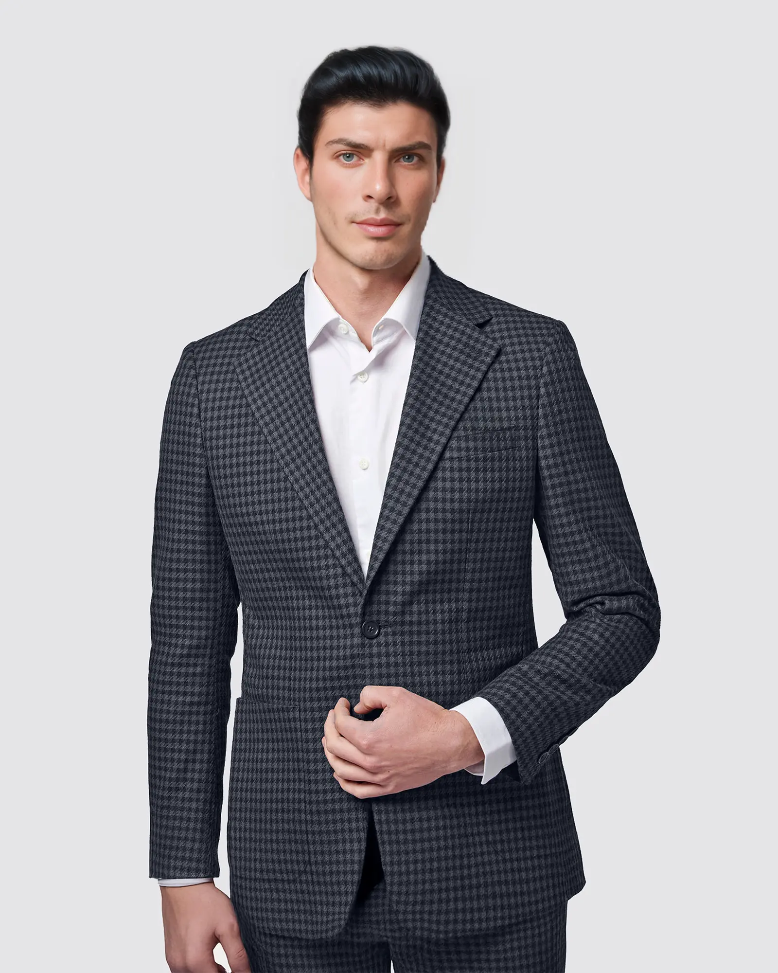 Rembrandt Charcoal Shadow Check Cooper Suit - Image 2
